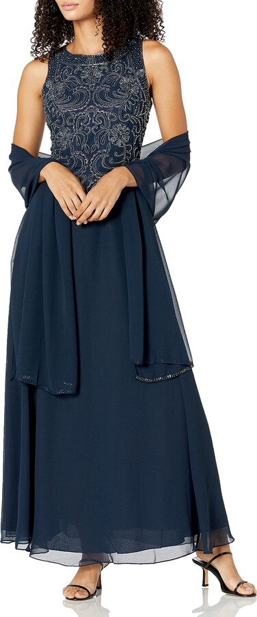 amazon prime navy blue dress