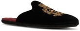 Thumbnail for your product : Dolce & Gabbana Embroidered Velvet Slippers
