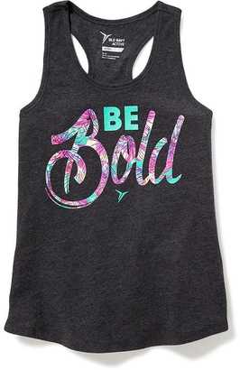 Old Navy Graphic Racerback Performance Tank for Girls