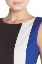 Thumbnail for your product : Ellen Tracy Colorblock Ponte Sheath Dress