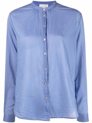 Forte Forte Band-Collar Button-Up Shirt
