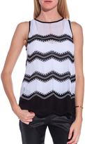 Thumbnail for your product : M Missoni Zig Zag Knit Top