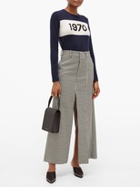Thumbnail for your product : Bella Freud 1970-intarsia Cashmere Sweater - Navy