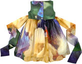 Thumbnail for your product : Oscar de la Renta Sophie printed voile dress and album