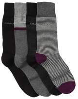 Thumbnail for your product : Calvin Klein Assorted Crew Socks - Pack of 4