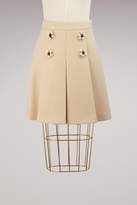 Thumbnail for your product : Miu Miu Wool skirt with jewel buttons