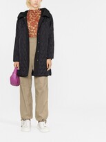 Thumbnail for your product : Pinko Quilted Hooded Coat
