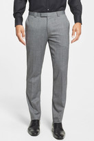 Thumbnail for your product : HUGO BOSS 'Heibo' Flat Front Wool Blend Trousers