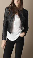 Thumbnail for your product : Burberry Grainy Lambskin Racer Jacket
