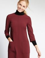 Thumbnail for your product : Marks and Spencer Patch Pocket 3/4 Sleeve Shift Dress