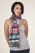 Thumbnail for your product : Tolani ZigZag Scarf in Blue/Pink