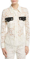 Thumbnail for your product : Calvin Klein Western-Style Lace Blouse
