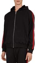 Thumbnail for your product : The Kooples Technical Fleece Zip-Front Hoodie