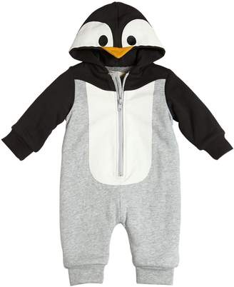 Stella McCartney Kids Penguin Organic Cotton Sweatshirt Romper