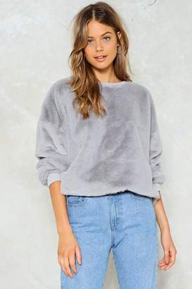Nasty Gal Total Softy Faux Fur Sweater