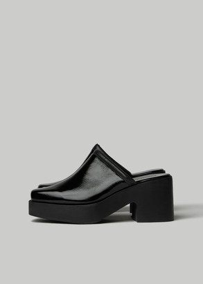 platform rubber clogs