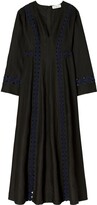 Thumbnail for your product : Tory Burch Floral-Embroidered Midi Dress