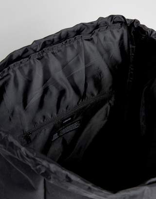 ASOS Backpack In Black With Carabiner Fastening