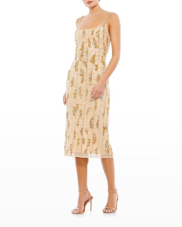 Beige Women's Midi Dresses | Shop the world's largest collection of 
