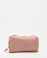 Thumbnail for your product : Stitch & Hide Pink Leather bags - Cleo Makeup Bag