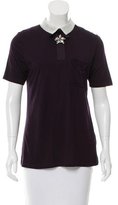 Thumbnail for your product : Lanvin Embellished Short Sleeve Top
