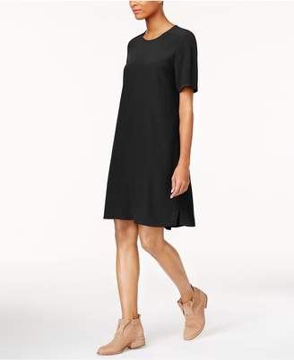Eileen Fisher Tencel® Blend Short-Sleeve Dress, Regular & Petite