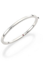 Thumbnail for your product : Roberto Coin 18K White Gold Oval Bangle Bracelet