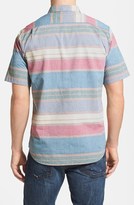 Thumbnail for your product : Ezekiel 'Jawbone' Short Sleeve Stripe Woven Shirt