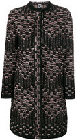 M Missoni - patterned cardi-coat 