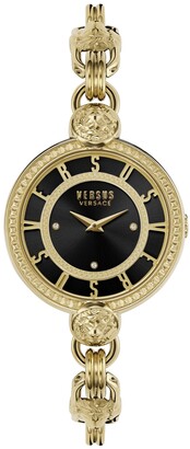Versus By Versace Women's Les Docks Ip Yellow Gold-Tone Bracelet Watch 36mm