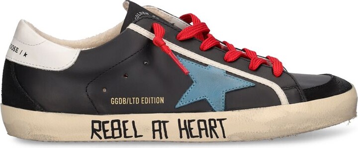 BONPOINT X GOLDEN GOOSE Basket Star Leather Lace-up Sneakers