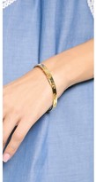 Thumbnail for your product : Tory Burch Pierced T Bangle Bracelet