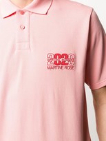 Thumbnail for your product : Martine Rose Embroidered Short-Sleeved Polo Shirt