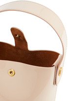 Thumbnail for your product : Sophie Hulme Nano Swing Patent-leather Bucket Bag