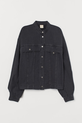 H&M Denim Shirt Jacket - Black