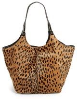 Thumbnail for your product : Elizabeth and James 'Cynnie' Calf Hair & Leather Shopper