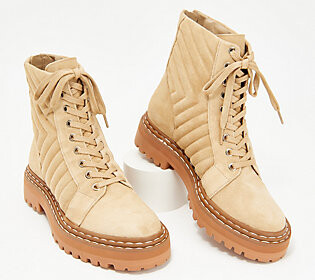 x Fashion Jackson Suede Lace-Up Hiker- Puchenie