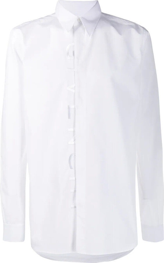 Givenchy Front Embroidered Logo Shirt