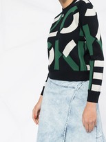 Thumbnail for your product : Kenzo Logo Intarsia Crew Neck Jumper