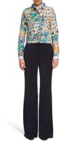 Thumbnail for your product : Acne Studios Women's Chea Floral Embroidered Crop Denim Jacket