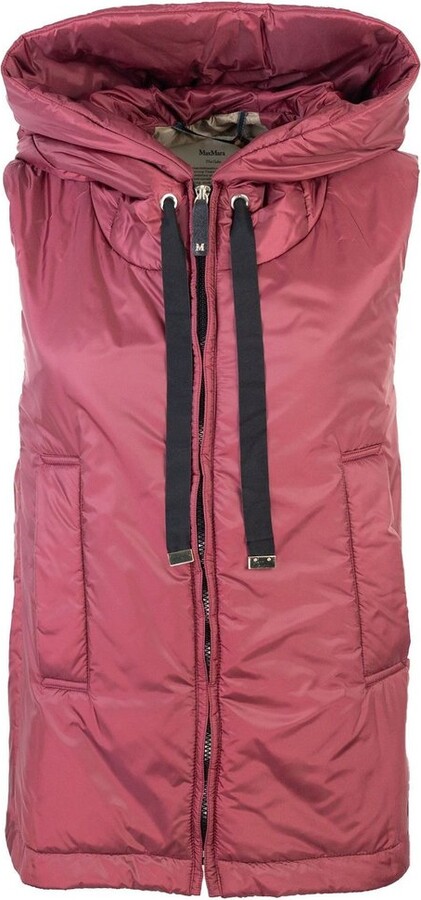 Max Mara The Cube Greengo Zip-Up Hooded Gilet