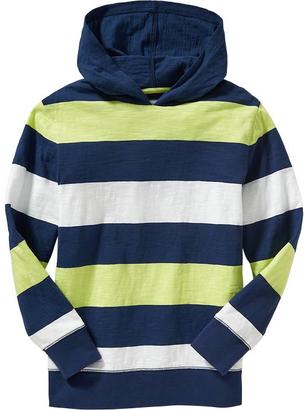 Old Navy Boys Striped Jersey Hoodies