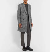 Thumbnail for your product : Mr P. - Double-breasted Boucle Overcoat - Gray