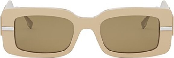 Fendi Eyewear Rectangle Frame Sunglasses