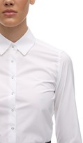 Thumbnail for your product : Coperni Cotton Poplin Cropped Shirt