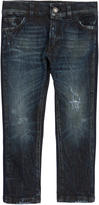Thumbnail for your product : Dolce & Gabbana Regular fit stone-washed raw jeans