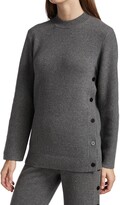 Thumbnail for your product : Theory Button Detail Tunic Sweater