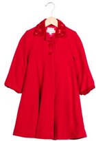 Thumbnail for your product : Helena Girls' Velvet-Accented A-Line Coat