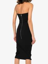 Thumbnail for your product : Rick Owens strapless fitted mid-length dress
