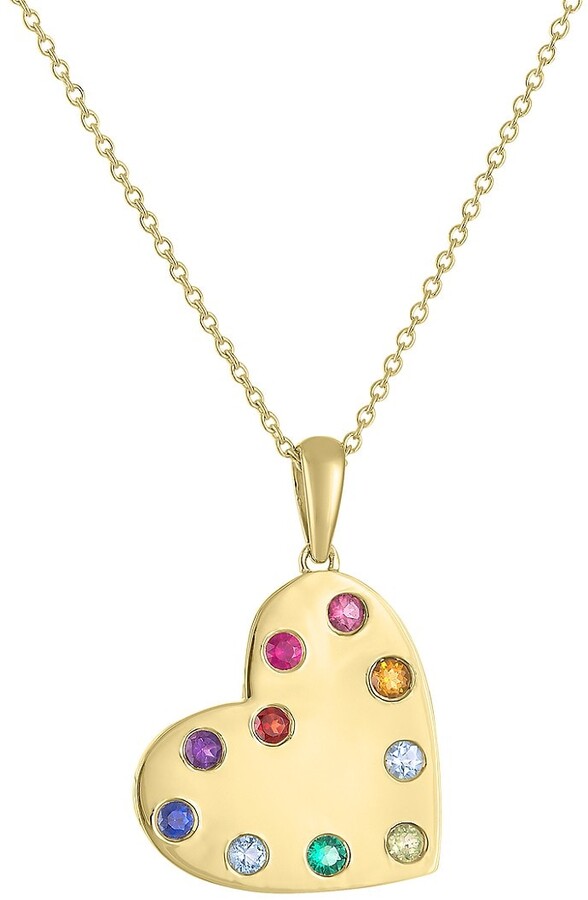 Solid Gold Heart Necklace | Shop the world's largest collection of 